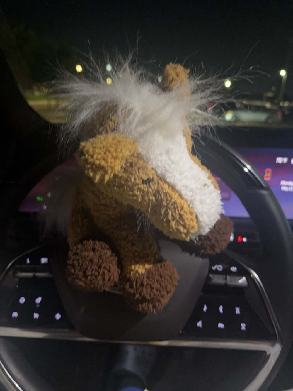 Princess Soft Toys HTF 2007 Lovey Security Plush Horse Pony Brown Cream Tan Bow